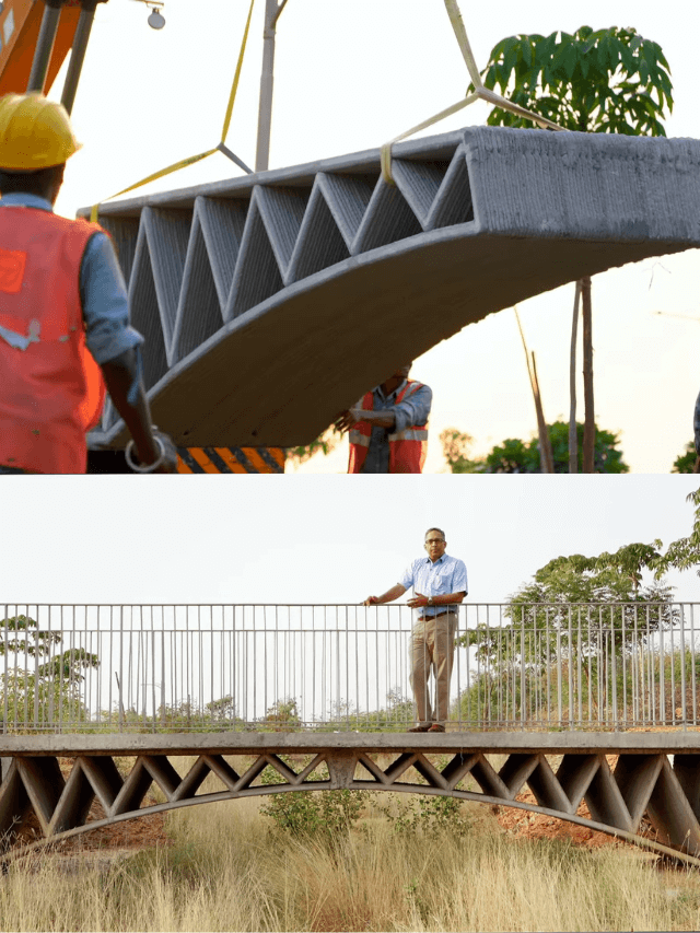 India’s First 3D Printed Bridge At IIT Hyderabad