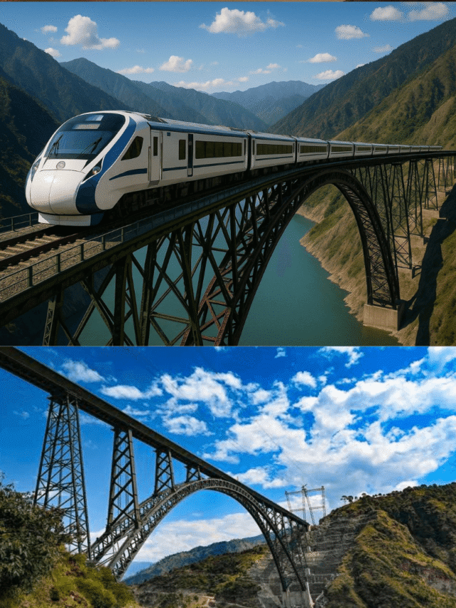 Chenab Rail Bridge – World’s highest railway arch bridge